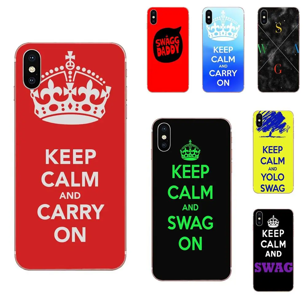 Цитаты Keep Calm And Swag для Galaxy Alpha Note 10 Pro A10 A20 A20E A30 A40 A50 A60 A70 A80 A90 M10 M20 M30 M40 Soft Quinn Phone |