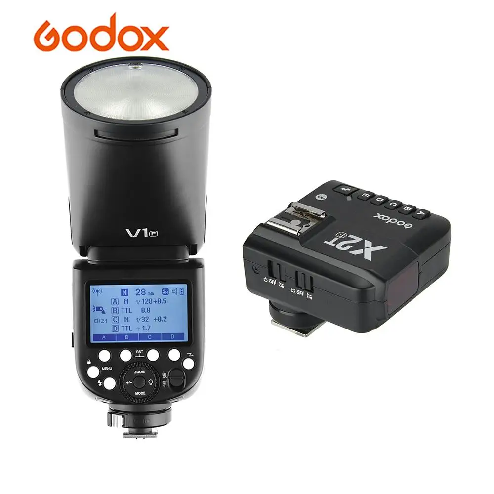 Godox V1F Camera Flash Speedlite for Wedding Studio X2T-F TTL Wireless Trigger Fuji Fujifilm X-Pro2 X-T2 X-T1 Cameras | Электроника