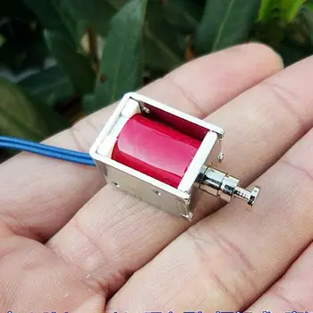 Micro Solenoid Valve Push Pull Suction Type DC 6V-12V Frame Type Spring Push Pull Type Rod Mini Electromagnet Stroke 5mm
Micro Solenoid Valve Push Pull Suction Type DC 6V-12V Frame Type Spring Push Pull Type Rod Mini Electromagnet Stroke 5mm