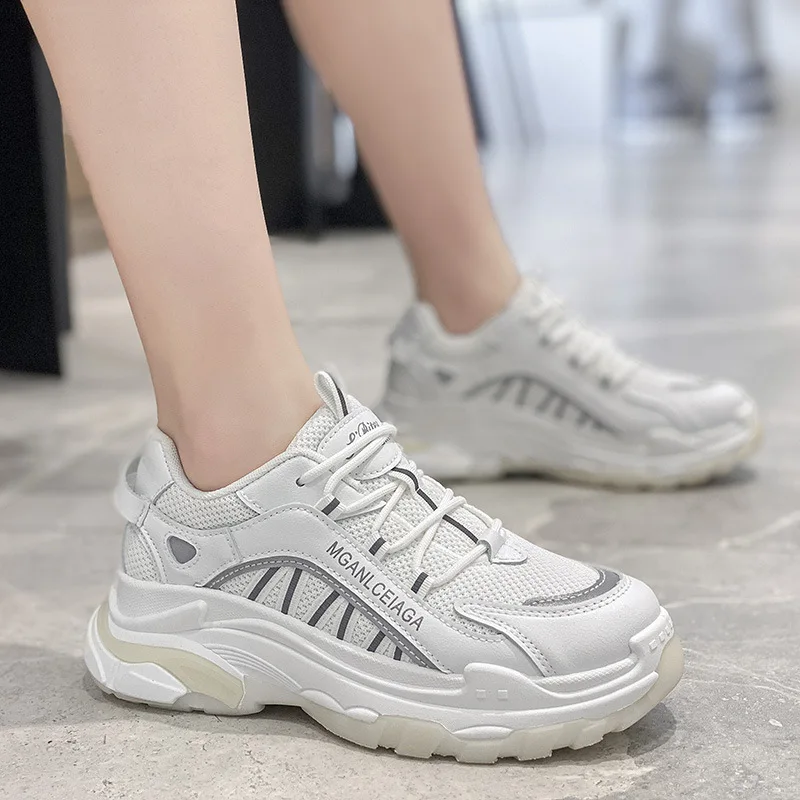 Women Platform Shoes 2020 Women White Dad Shoes Ladies Casual Chunky shoes Women sneakers Chaussures Femme 8h45
Women Platform Shoes 2020 Women White Dad Shoes Ladies Casual Chunky shoes Women sneakers Chaussures Femme 8h45