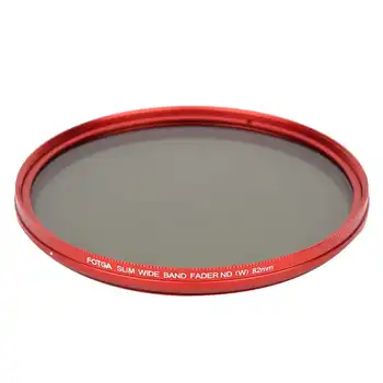 FOTGA 82mm Adjustable ND Filter ND2-400 Neutral Density Lens Filter for SLR Camera Lens
FOTGA 82mm Adjustable ND Filter ND2-400 Neutral Density Lens Filter for SLR Camera Lens