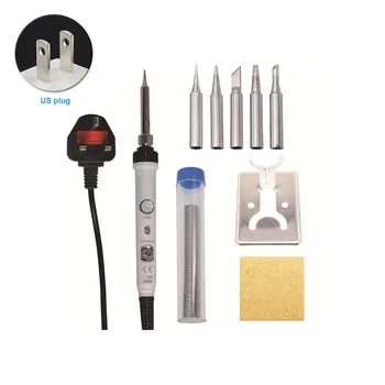 Adjustable Temperature Welding Tools Indicator Light Digital Soldering Iron Kit Handheld Tin Wire LCD Display Electric Work
Adjustable Temperature Welding Tools Indicator Light Digital Soldering Iron Kit Handheld Tin Wire LCD Display Electric Work
