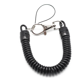 Black Spring Cord Rope Swivel Lobster Clasp Clips Keyring Chain Strap Coil Keyring Keychain Key Hooks Car Ornament Accessorie
Black Spring Cord Rope Swivel Lobster Clasp Clips Keyring Chain Strap Coil Keyring Keychain Key Hooks Car Ornament Accessorie