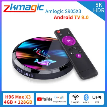 TV Box Android 9.0 H96 max x3 Amlogic S905X3 android Smart TV Box Youtube 2.4G/5G WIFI BT4.0 8K Google Voice Assistant H96X3
TV Box Android 9.0 H96 max x3 Amlogic S905X3 android Smart TV Box Youtube 2.4G/5G WIFI BT4.0 8K Google Voice Assistant H96X3