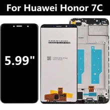 Écran tactile LCD de remplacement, 5.99 pouces, pour Huawei Honor 7C LND-L29 LND-AL30 LND-AL40=