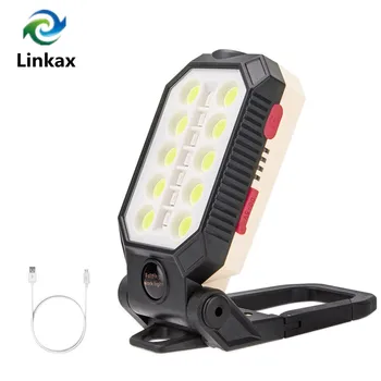 Foldable LED Work Light COB T6 USB Rechargeable 4-Mode 18650 Battery Indicator 4400mAh Magnetic Hook Camping Light Flashlight
Foldable LED Work Light COB T6 USB Rechargeable 4-Mode 18650 Battery Indicator 4400mAh Magnetic Hook Camping Light Flashlight