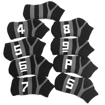 Knit Golf Iron Head Covers Set 9-Piece-Head Covers with Numbers on Top&Side
Knit Golf Iron Head Covers Set 9-Piece-Head Covers with Numbers on Top&Side