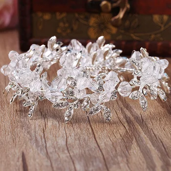 Handmade Clear Crystal and Beads Wedding Tiara Bride Headbands Women Prom Headdress Wedding Bridal Hair Jewelry Accessories 1PCS
Handmade Clear Crystal and Beads Wedding Tiara Bride Headbands Women Prom Headdress Wedding Bridal Hair Jewelry Accessories 1PCS