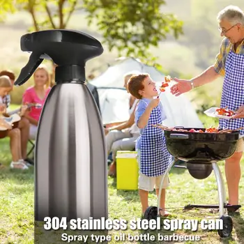 Oil Spray Bottle Patented Nozzle Design 500ml Bar Cookware Kitchen Pot Spray Bottle Oiler Pot 304 Stainless Steel BBQ
Oil Spray Bottle Patented Nozzle Design 500ml Bar Cookware Kitchen Pot Spray Bottle Oiler Pot 304 Stainless Steel BBQ