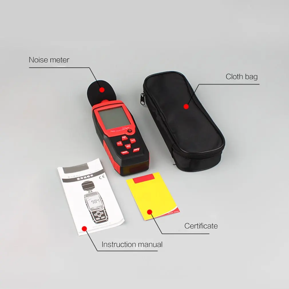 TA8151 Digital Sound Level Meters 30~130dB Decibel Meter Logger Noise Detector Digital Noise Audio Diagnostic Tool
TA8151 Digital Sound Level Meters 30~130dB Decibel Meter Logger Noise Detector Digital Noise Audio Diagnostic Tool