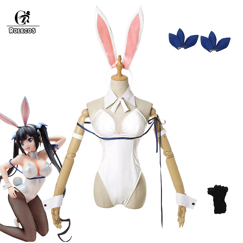ROLECOS Anime Is It Wrong to Try to Pick Up Girl in a Dungeon Cosplay Hestia Sexy Bunny Girl Costumes Women Cosplay Jumpsuit Set
ROLECOS Anime Is It Wrong to Try to Pick Up Girl in a Dungeon Cosplay Hestia Sexy Bunny Girl Costumes Women Cosplay Jumpsuit Set