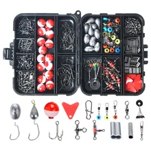 Fishing Kit with Fishing Tackle Box Fish Hook Fishing Swivels Snaps Sinker Slides Fishing Gear High Recommend Practical
Fishing Kit with Fishing Tackle Box Fish Hook Fishing Swivels Snaps Sinker Slides Fishing Gear High Recommend Practical