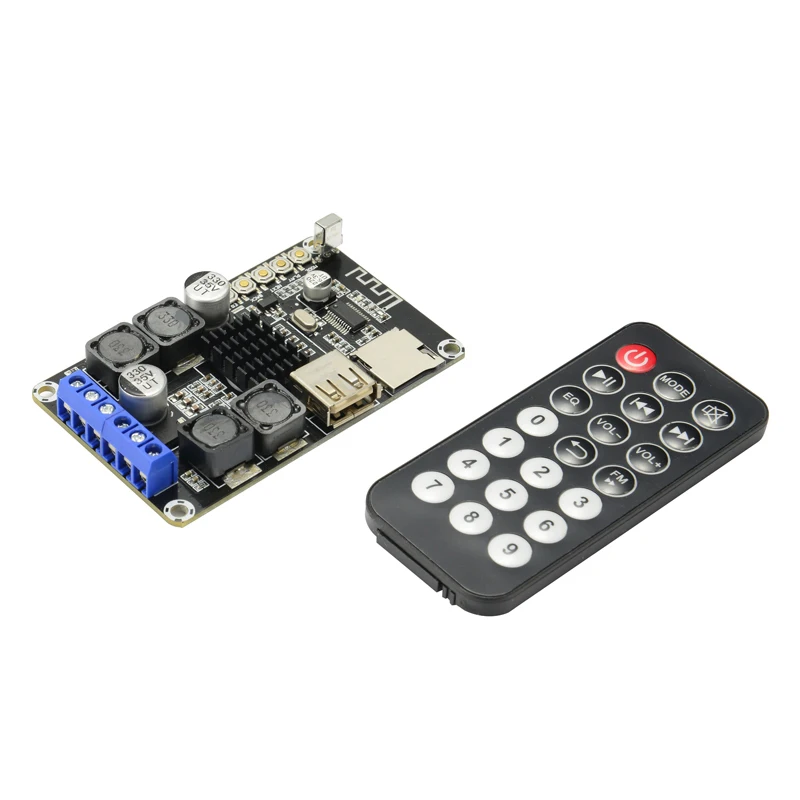 TPA3116 Audio Digital Amplifier Bluetooth Board Dual Channel 2*50W Bluetooth Speaker Amplifiers Module Stereo Amplificador Kits
TPA3116 Audio Digital Amplifier Bluetooth Board Dual Channel 2*50W Bluetooth Speaker Amplifiers Module Stereo Amplificador Kits