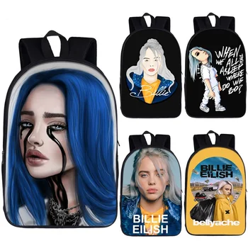New Billie Eilish backpack for teenager boys girls hip hop children school bags rapper women causal bag student school backpack
New Billie Eilish backpack for teenager boys girls hip hop children school bags rapper women causal bag student school backpack