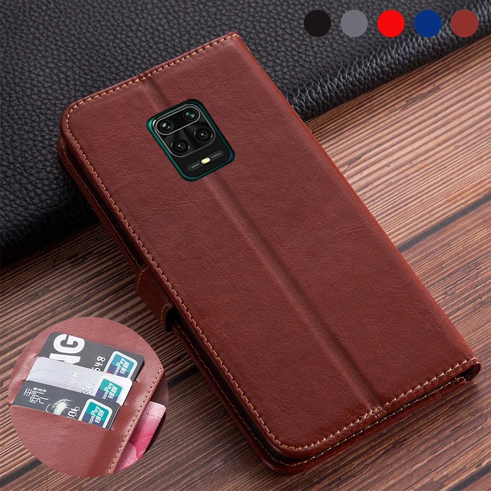 Чехол для смартфона Xiaomi глобальная версия 6 ГБ 128 Redmi Note 9 S note9s роскошный кожаный