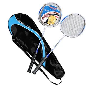 Outdoor Activities Aluminum Alloy Badminton Racket Metal Paint Two-Color Racket Two-Pack Training Badminton Racket Set Red Blue
Outdoor Activities Aluminum Alloy Badminton Racket Metal Paint Two-Color Racket Two-Pack Training Badminton Racket Set Red Blue