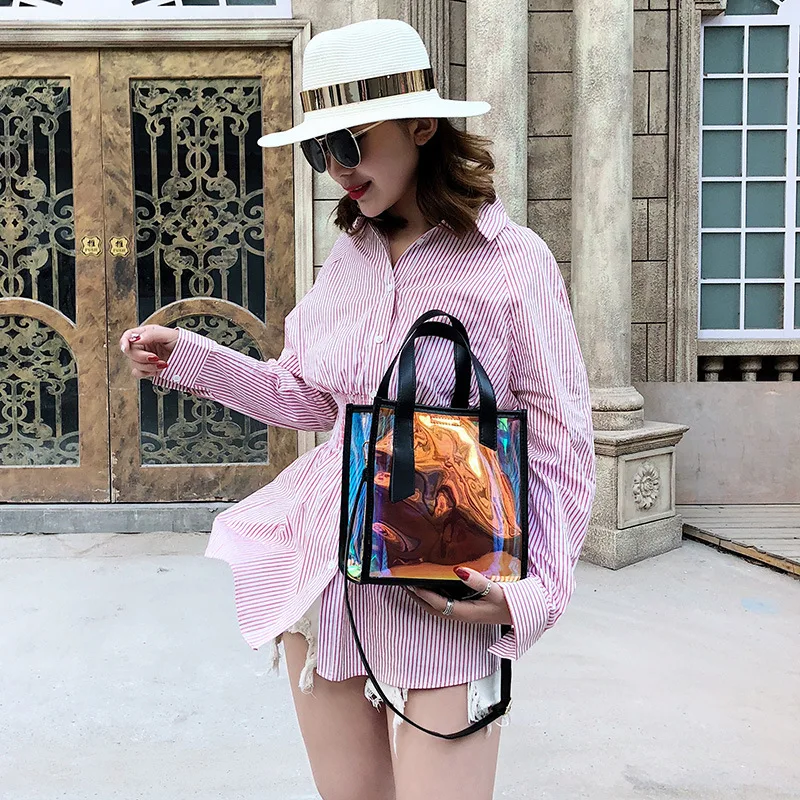 INS Super Fire WOMEN'S Bag 2018 New Style Transparent Laser Different Size Bags Pu Crossbody Bag Processing Customizable
INS Super Fire WOMEN'S Bag 2018 New Style Transparent Laser Different Size Bags Pu Crossbody Bag Processing Customizable