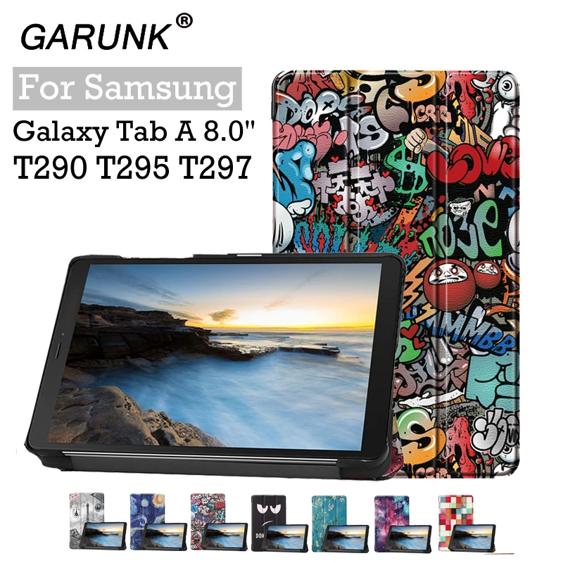 T295 Ultra-thin pattern Book Magnetic Flip Tablet Cover Case for Samsung Galaxy Tab A 8.0 inch SM-T290 T297 T290 2019 Tablet
T295 Ultra-thin pattern Book Magnetic Flip Tablet Cover Case for Samsung Galaxy Tab A 8.0 inch SM-T290 T297 T290 2019 Tablet