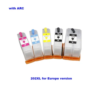 CISSPLAZA 1SET Europe T202XL 202XL Refill Ink Cartridge with Chip Compatible for Epson XP-6000 XP-6005 XP-6001 XP-6100 Printer
CISSPLAZA 1SET Europe T202XL 202XL Refill Ink Cartridge with Chip Compatible for Epson XP-6000 XP-6005 XP-6001 XP-6100 Printer