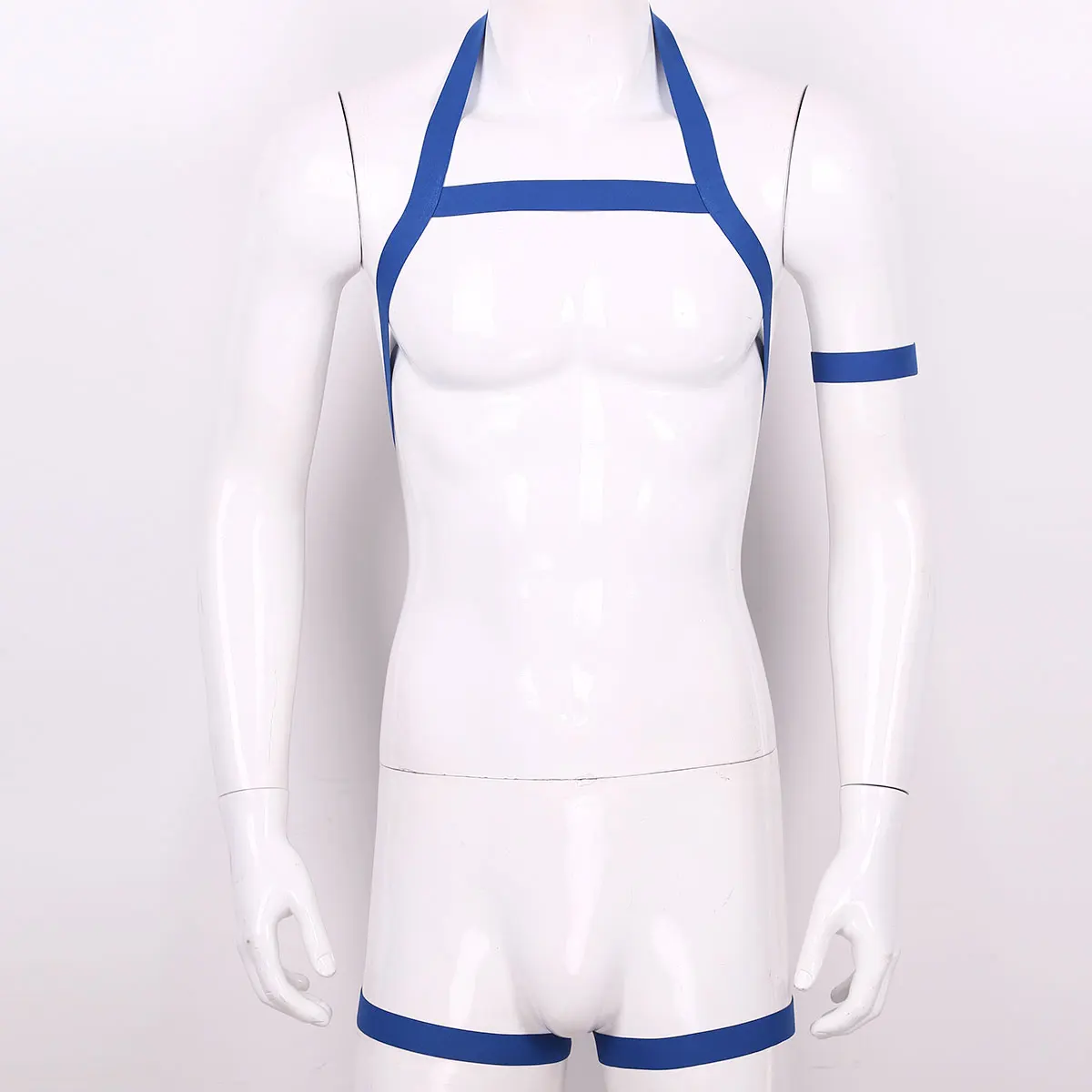 YiZYiF Body Chest Harness Men Halter Neck Elastic Belt Leg Garter Shoulder Strap With Armband For Cosplay Club Costumes 29 YiZYiF Body Chest Harness Men Halter Neck Elastic Belt Leg Garter Shoulder Strap With Armband For Cosplay Club Costumes -Zentai shop online He2cf63805be149c49f5b457b1f840abeU.jpg