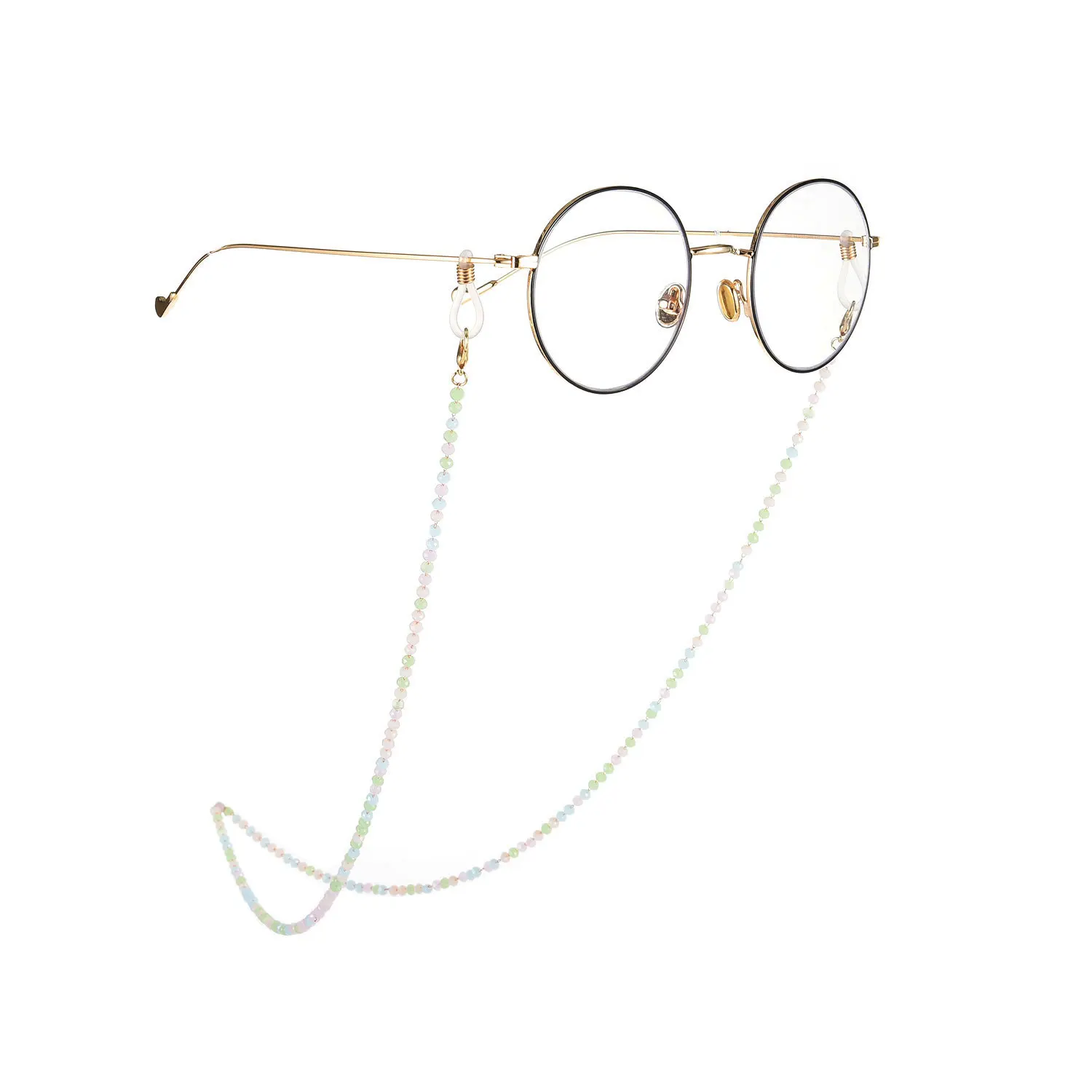 Europe And America Accessories Single Layer Color Beads Alloy Chain Glasses Chain Women's Elegant Spectacle Frame Accessories
Europe And America Accessories Single Layer Color Beads Alloy Chain Glasses Chain Women's Elegant Spectacle Frame Accessories