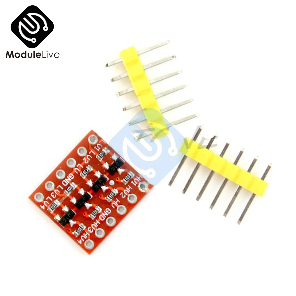 4 канальный конвертер логического уровня IIC I2C двунаправленный Модуль платы от 5 В