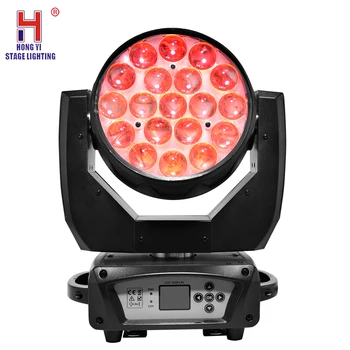 Zoom Moving Head Light 19x15W Stage Lighting Effect Quad LED RGBW and Dmx Control Dj Disco and Nightclub
Zoom Moving Head Light 19x15W Stage Lighting Effect Quad LED RGBW and Dmx Control Dj Disco and Nightclub