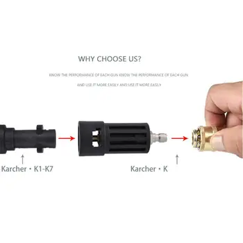 Pressure Washer Conversion Adapter for Karcher K Series 1/4 Quick Connect Bayonet Connector Foam Pot Cleaning Lance
Pressure Washer Conversion Adapter for Karcher K Series 1/4 Quick Connect Bayonet Connector Foam Pot Cleaning Lance