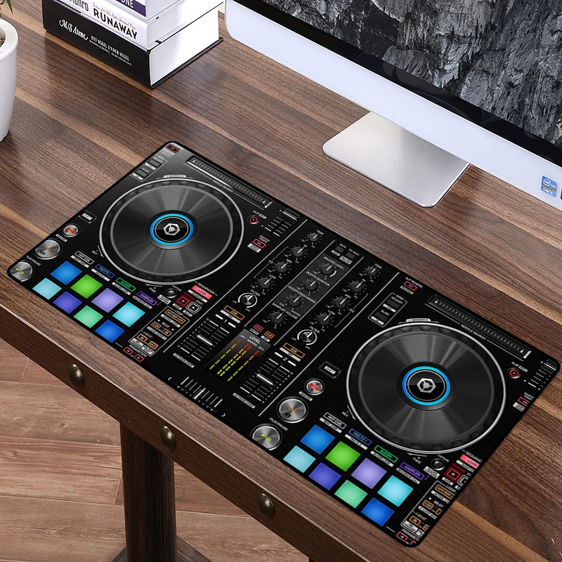 Модный крутой игровой коврик для мыши XXL DJ большой прочный Otaku 60x30 см геймерский