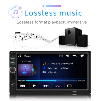 2din Car Radio GPS Navigation Camera 7'' Touch Screen Bluetooth Autoradio Multimedia MP5 Player 7018G Audio Stereo 
2din Car Radio GPS Navigation Camera 7'' Touch Screen Bluetooth Autoradio Multimedia MP5 Player 7018G Audio Stereo