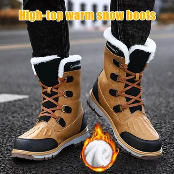 Men Winter Shoes Snow Boots Warm Anti-slip Thicken Casual for Outdoor Hiking Best Sale-WT
Men Winter Shoes Snow Boots Warm Anti-slip Thicken Casual for Outdoor Hiking Best Sale-WT