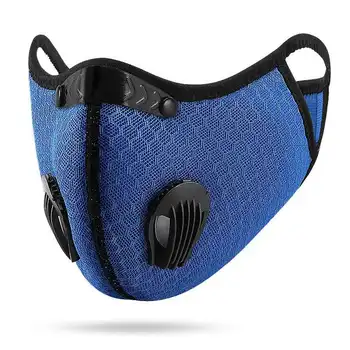 Outdoor Cycling mask Breath Valve Respirator PM2.5 Filter Mask Face Activated Carbon Filter Windproof Mesh Cotton Mask Unisex
Outdoor Cycling mask Breath Valve Respirator PM2.5 Filter Mask Face Activated Carbon Filter Windproof Mesh Cotton Mask Unisex