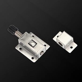 High Quality 201 Stainless Steel Automatic Spring Latch Loaded Push Button 8cm Long Gate Door Lock Trap
High Quality 201 Stainless Steel Automatic Spring Latch Loaded Push Button 8cm Long Gate Door Lock Trap