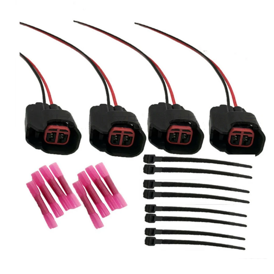 4PCS Fuel Injector Pigtail KIT Repair Harness For Polaris RZR Ranger 570 800 900 Pigtail 1204318
4PCS Fuel Injector Pigtail KIT Repair Harness For Polaris RZR Ranger 570 800 900 Pigtail 1204318