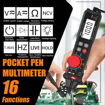 Digital multimeter True RMS 6000 Counts Digital Display Pocket Pen Multimeter High Precision Smart Multimeter Automatic Range
Digital multimeter True RMS 6000 Counts Digital Display Pocket Pen Multimeter High Precision Smart Multimeter Automatic Range