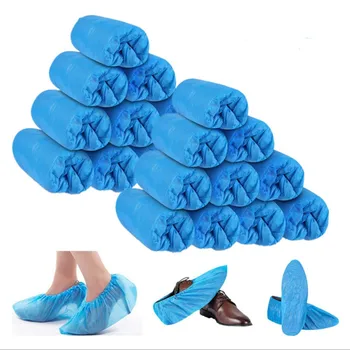 100 Pcs Disposable Shoe Covers New Blue Plastic Thick Outdoor Rainy Day Carpet Cleaning Shoe Cover Elastic Waterproof Shoe Cover 
100 Pcs Disposable Shoe Covers New Blue Plastic Thick Outdoor Rainy Day Carpet Cleaning Shoe Cover Elastic Waterproof Shoe Cover