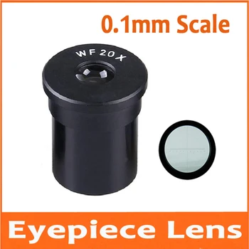 1PC WF20X 10mm Wide Angle Optical Eyepiece Lens for Biological Microscope 23.2mm with Graduated Scale Reticle Ruler 0.1mm
1PC WF20X 10mm Wide Angle Optical Eyepiece Lens for Biological Microscope 23.2mm with Graduated Scale Reticle Ruler 0.1mm