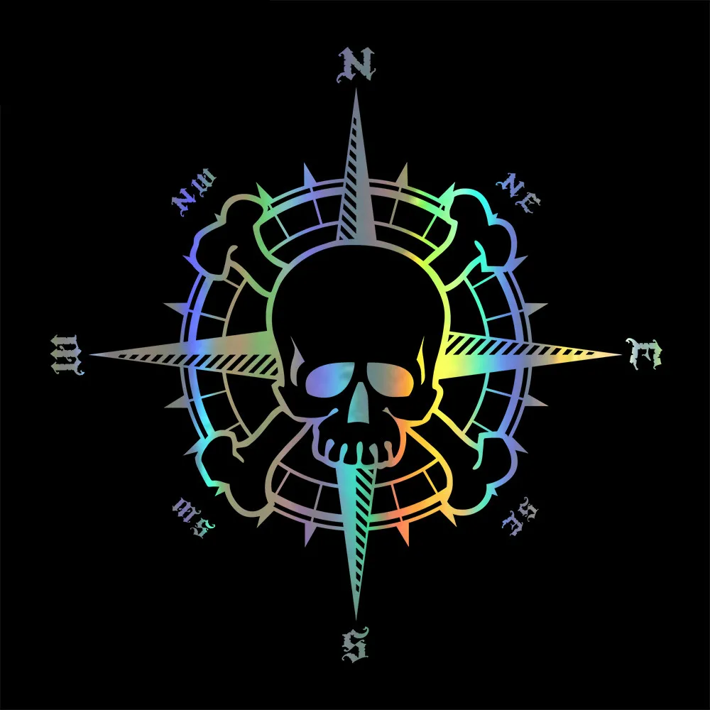 Funny PVC 15cm X 15cm Pirate Skull Compass Auto Accessories Car Sticker Motorcycle Reflective Decal Cover Scratches Waterproof
Funny PVC 15cm X 15cm Pirate Skull Compass Auto Accessories Car Sticker Motorcycle Reflective Decal Cover Scratches Waterproof