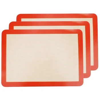 Silicone Baking Mat, Three-Piece Set, Rounded Corners, Cooking Macaron Pastry Mat, Silicone Baking Mat, ,Non-Stick Oven Mat, Bak
Silicone Baking Mat, Three-Piece Set, Rounded Corners, Cooking Macaron Pastry Mat, Silicone Baking Mat, ,Non-Stick Oven Mat, Bak