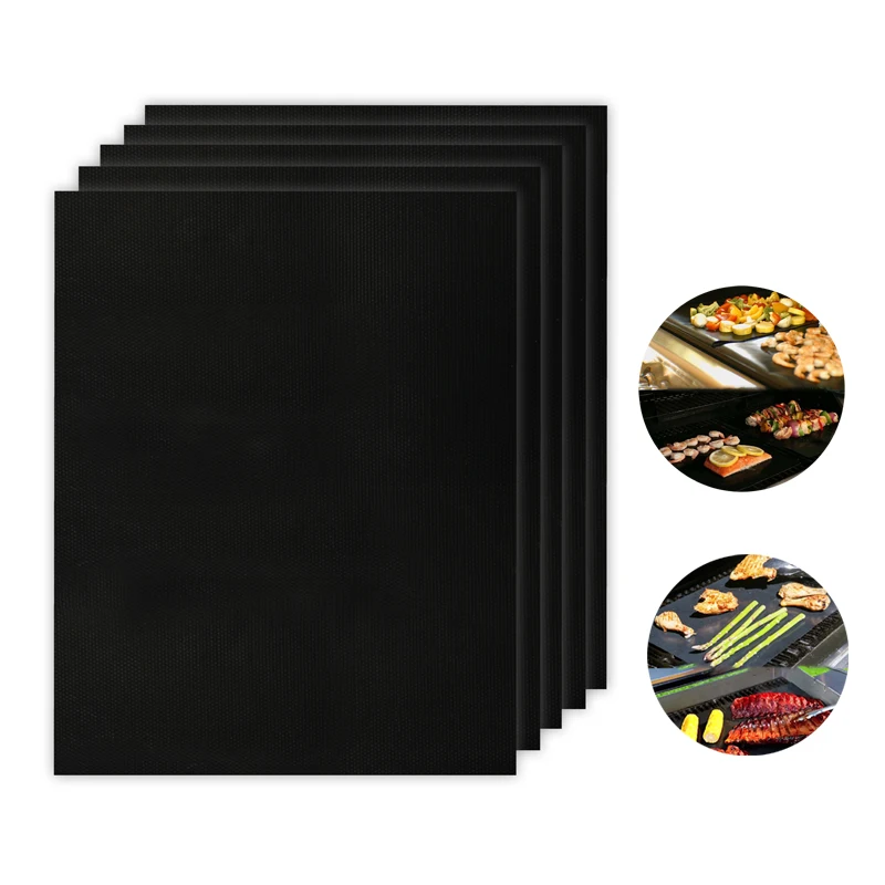Reusable Easy to Clean Baking Cooking Pad PTFE Barbecue Grilling Mats Teflon Non-stick BBQ Grill Mats
Reusable Easy to Clean Baking Cooking Pad PTFE Barbecue Grilling Mats Teflon Non-stick BBQ Grill Mats