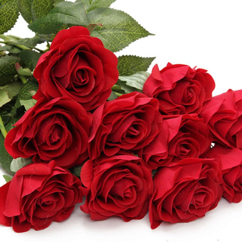 20pcs Simulation Artificial Rose Flowers Wedding Bridal Fake Flower Bouquet Home Office Table Plastic Flower Decor
20pcs Simulation Artificial Rose Flowers Wedding Bridal Fake Flower Bouquet Home Office Table Plastic Flower Decor