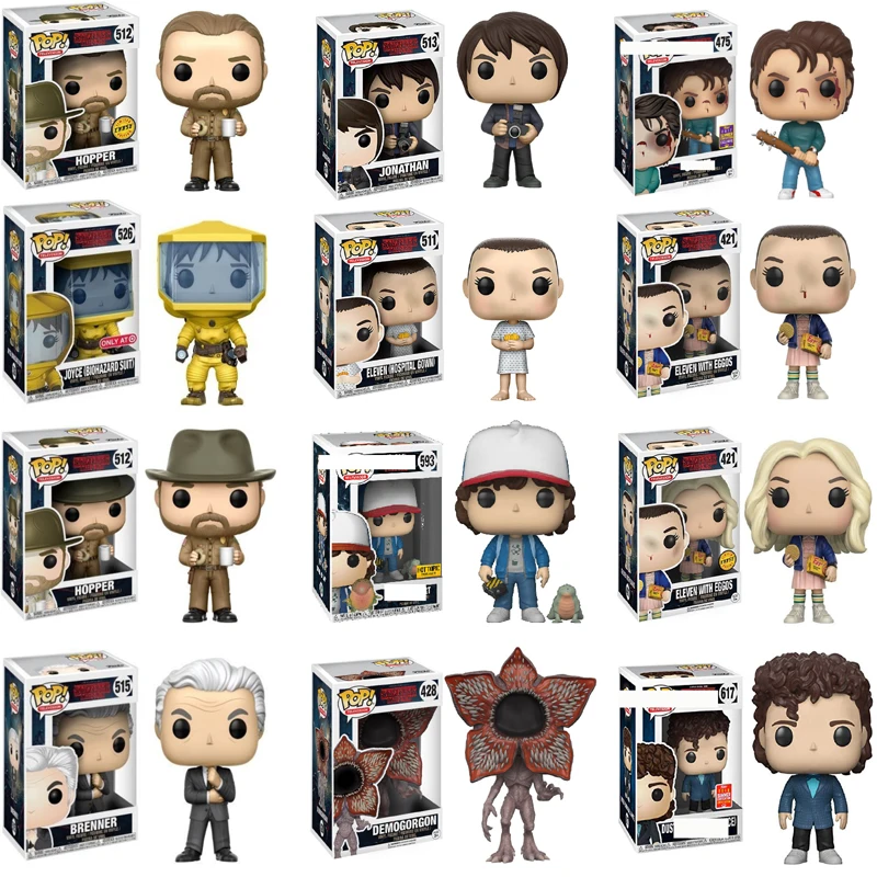 Funko POP Demogorgon Stranger Things Eleven Hopper Jonathan Collection Anime Figures PVC Doll Model Toys for Kid Christmas Gifts
Funko POP Demogorgon Stranger Things Eleven Hopper Jonathan Collection Anime Figures PVC Doll Model Toys for Kid Christmas Gifts