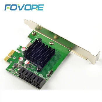 SATA PCI express Converter 4 port SATA 3 0 to PCI express Converter expander controller Card SATAIII PCI-e PCI e x1 Adapter
SATA PCI express Converter 4 port SATA 3 0 to PCI express Converter expander controller Card SATAIII PCI-e PCI e x1 Adapter