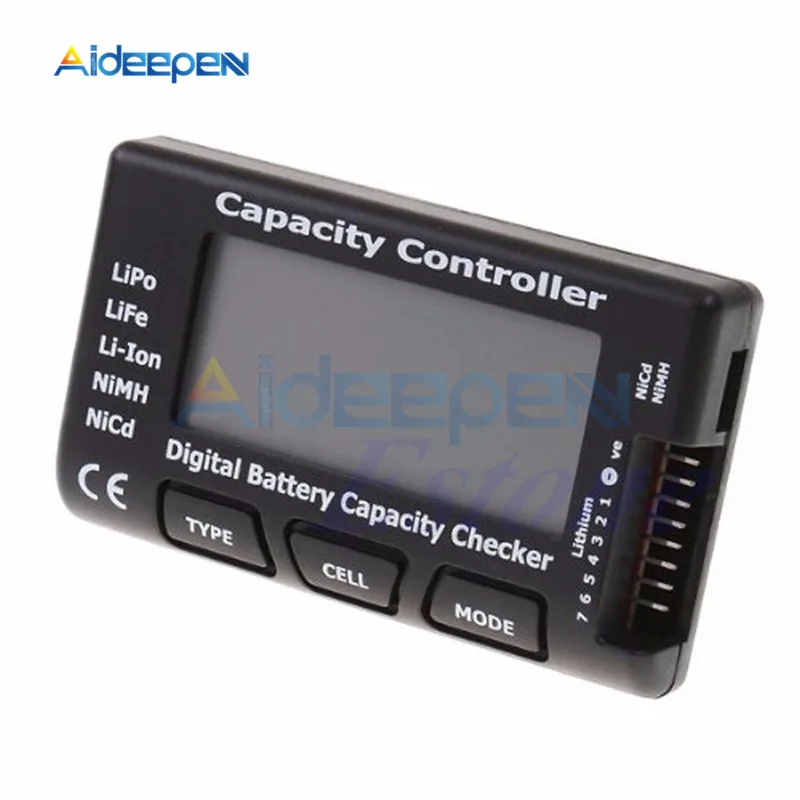 RC CellMeter-7 Digital Battery Capacity Checker For LiPo LiFe Li-ion Nicd NiMH Battery Voltage Tester Checking Cell Meter
RC CellMeter-7 Digital Battery Capacity Checker For LiPo LiFe Li-ion Nicd NiMH Battery Voltage Tester Checking Cell Meter