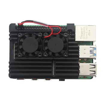 HiMISS Metal Case for Raspberry Pi 3 None Case Box with Dual Fan Heat Sink for Raspberry Pi 4 3 Model B 3B Plus with fan
HiMISS Metal Case for Raspberry Pi 3 None Case Box with Dual Fan Heat Sink for Raspberry Pi 4 3 Model B 3B Plus with fan