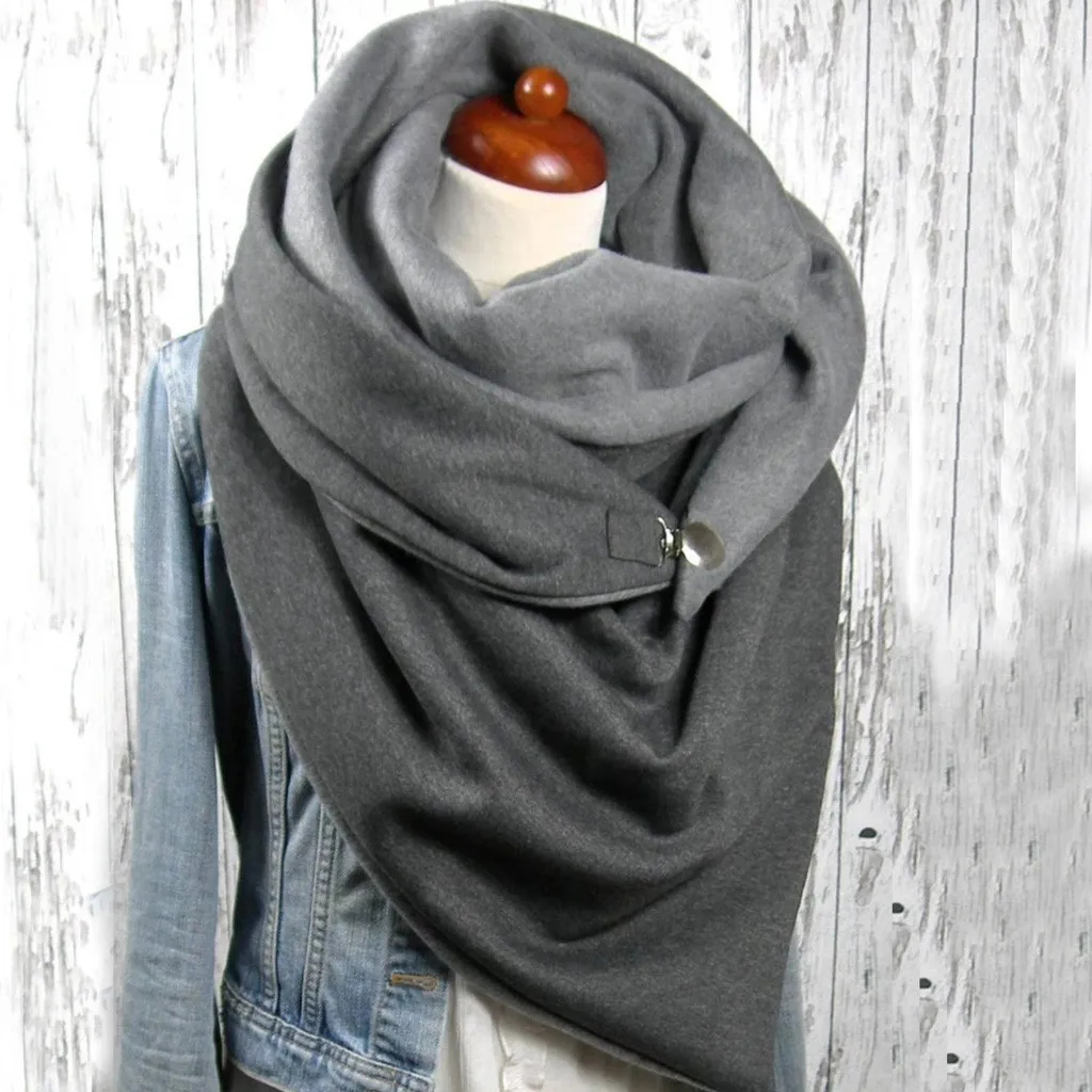 Foulard Femme 2020 Fashion Women Soild Dot Printing Button Soft Wrap Casual Warm Scarves Shawls
Foulard Femme 2020 Fashion Women Soild Dot Printing Button Soft Wrap Casual Warm Scarves Shawls