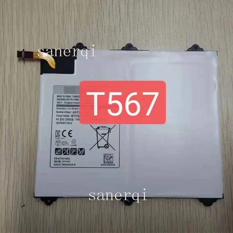 Аккумулятор для планшета Samsung Galaxy Tab E 9,6, фотоаккумулятор 7300 мАч
Аккумулятор для планшета Samsung Galaxy Tab E 9,6, фотоаккумулятор 7300 мАч