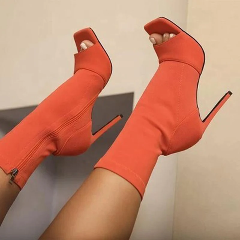 Siddons Peep Toe Sexy Women Boots 2020 Fashion Leather Stilettos Heels Ladies Party Wedding Shoes High Heels Ankle Boots Female
Siddons Peep Toe Sexy Women Boots 2020 Fashion Leather Stilettos Heels Ladies Party Wedding Shoes High Heels Ankle Boots Female