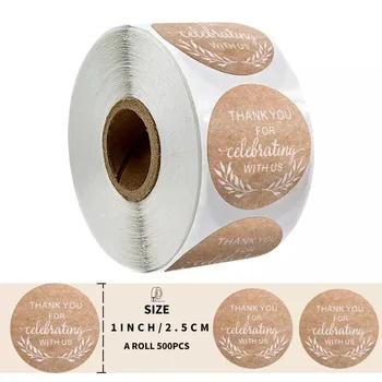 Kraft Paper Thank You for Celebrating with us Stickers Seal Labels 500 PCS for Gift Sticker Scrapbooking Stationery Sticker
Kraft Paper Thank You for Celebrating with us Stickers Seal Labels 500 PCS for Gift Sticker Scrapbooking Stationery Sticker