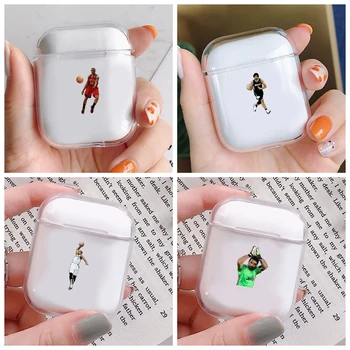 Famous Basketball Athlete Headphone Case For Apple airpods Case NBA Player Bluetooth Pop Air Pods Case Transparent Hard Cover
Famous Basketball Athlete Headphone Case For Apple airpods Case NBA Player Bluetooth Pop Air Pods Case Transparent Hard Cover